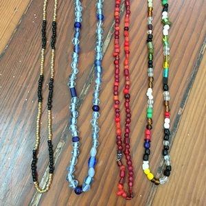 Mardi Gras Glass Beads